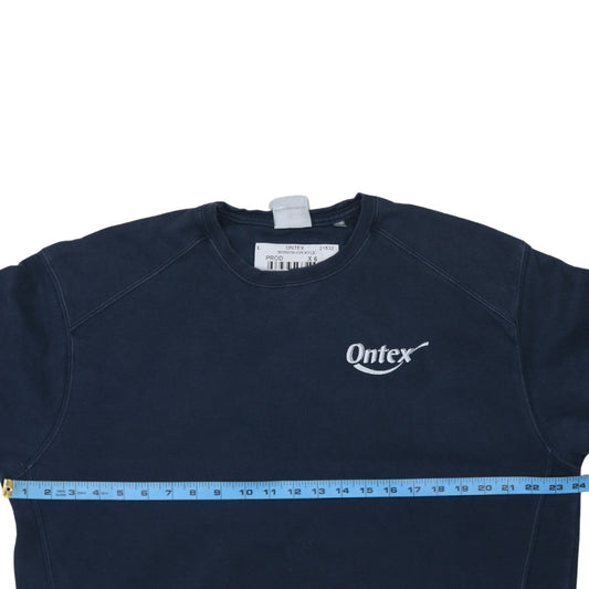 Mens UK Size L Russell Blue Pullover Sweatshirt