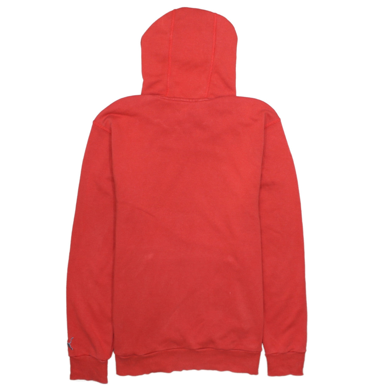 Mens UK Size S PUMA Red Pullover Hoodie