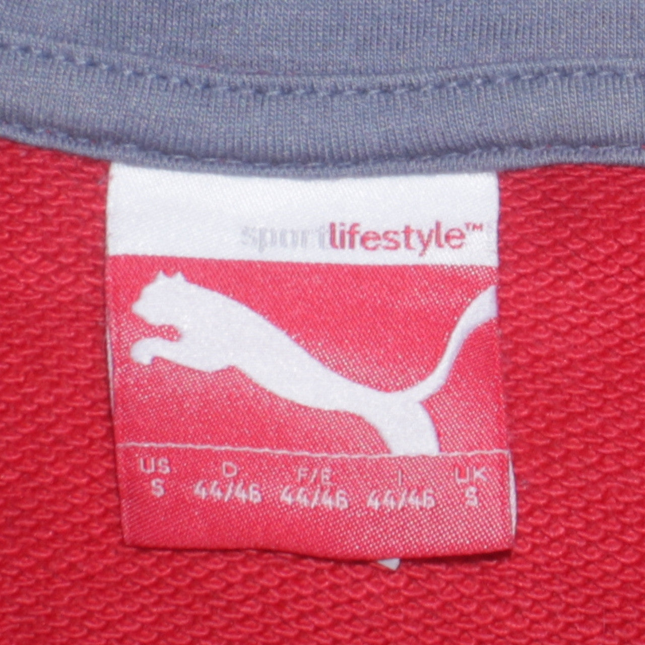 Mens UK Size S PUMA Red Pullover Hoodie
