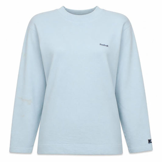 Womens UK Size 10 Reebok Blue Pullover Sweatshirt