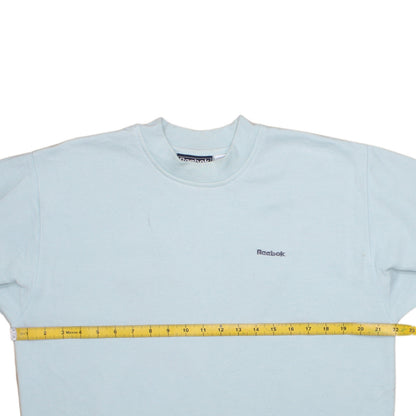 Womens UK Size 10 Reebok Blue Pullover Sweatshirt