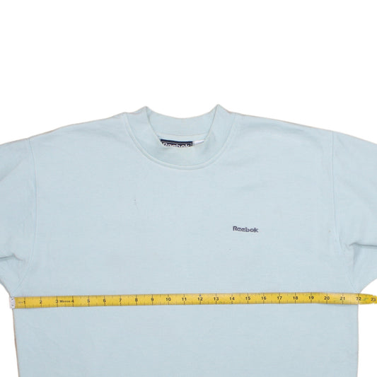 Womens UK Size 10 Reebok Blue Pullover Sweatshirt