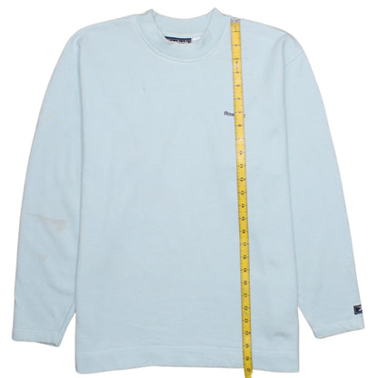 Womens UK Size 10 Reebok Blue Pullover Sweatshirt