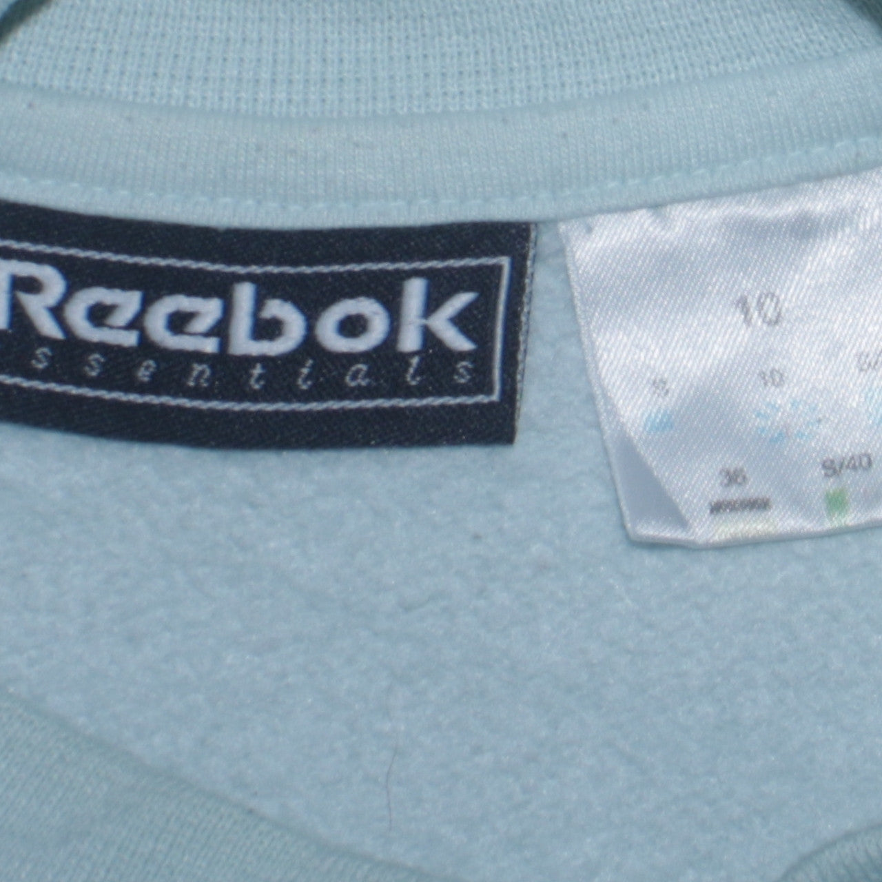 Womens UK Size 10 Reebok Blue Pullover Sweatshirt