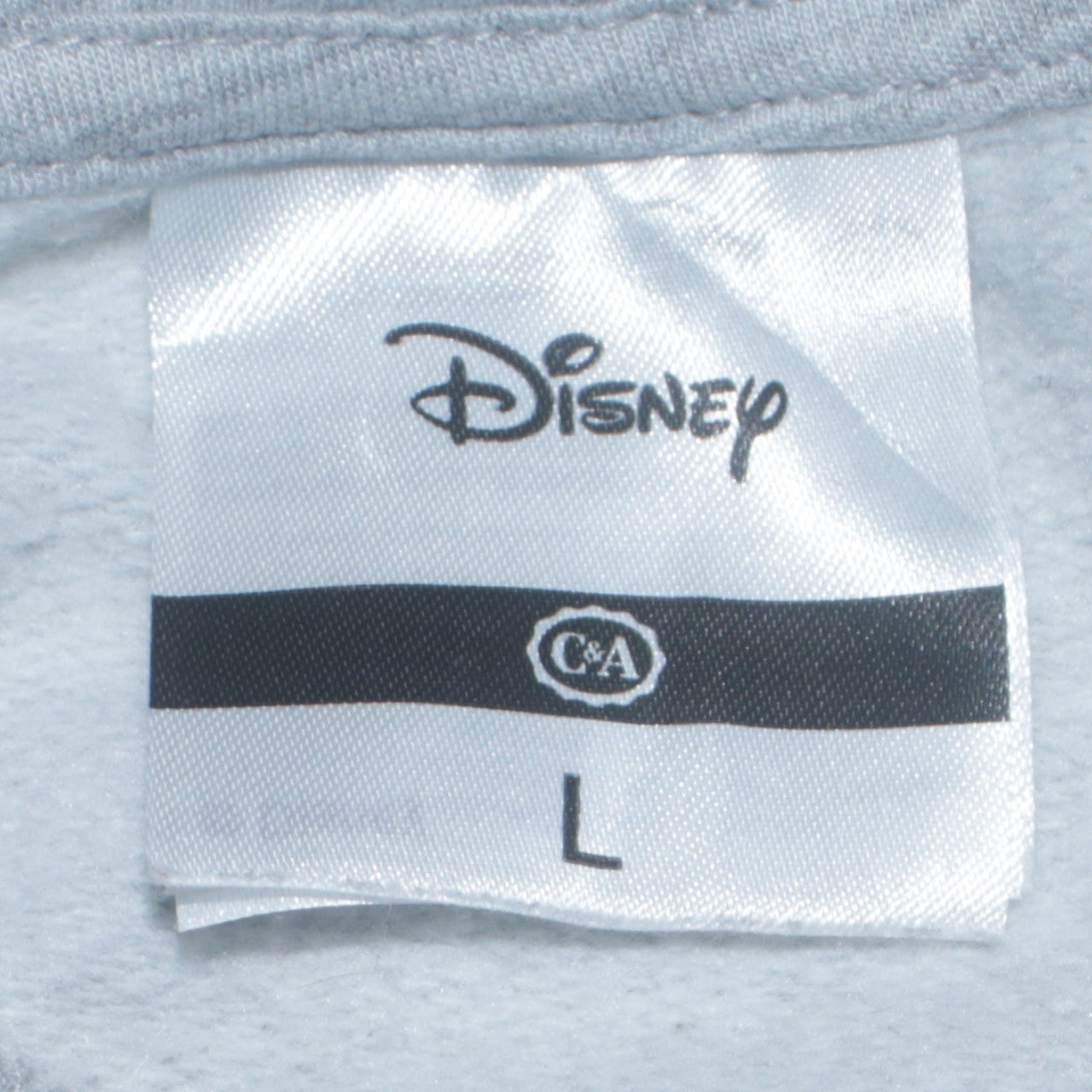 Womens UK Size L Disney Grey Pullover Hoodie