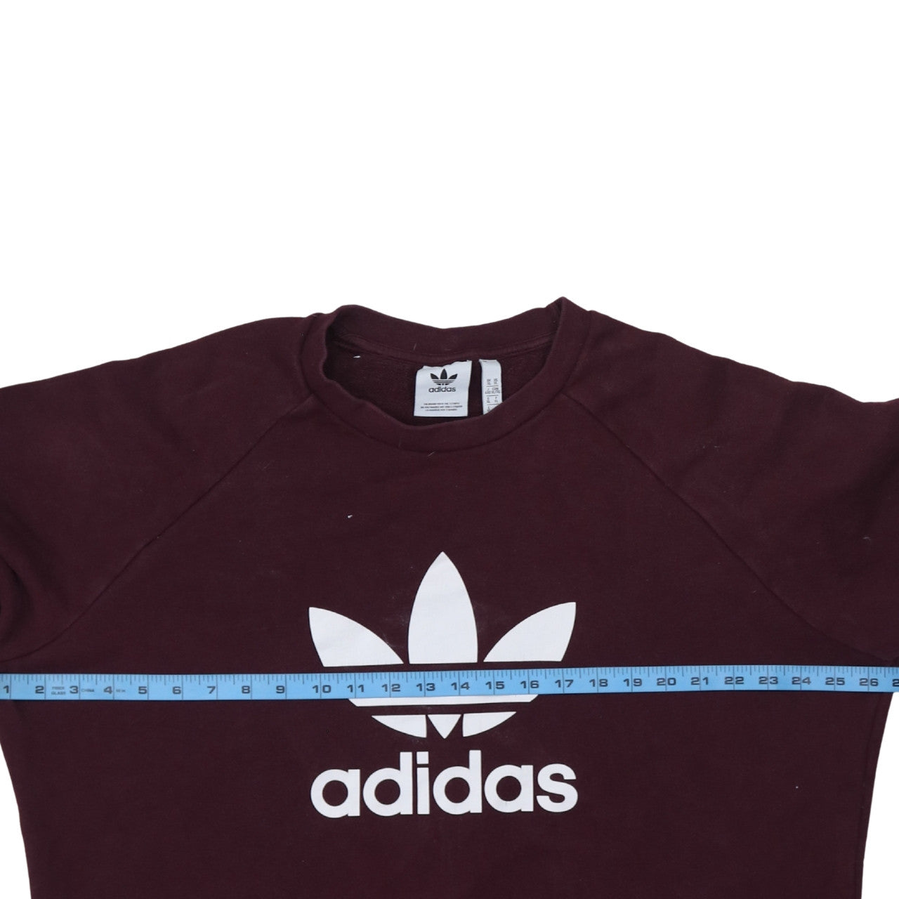 Womens UK Size XL adidas Red Pullover Sweatshirt