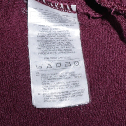 Womens UK Size XL adidas Red Pullover Sweatshirt