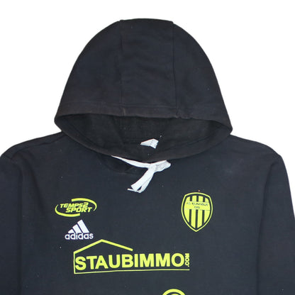 Mens UK Size XL adidas Black Pullover Hoodie