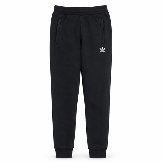 Front view of Adidas Men Black Jogger Trousers Medium Regular Fit