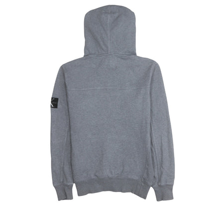 Mens UK Size S Calvin Klein Jeans Grey Pullover Hoodie