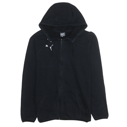 Mens UK Size S PUMA Black Full Zip Hoodie