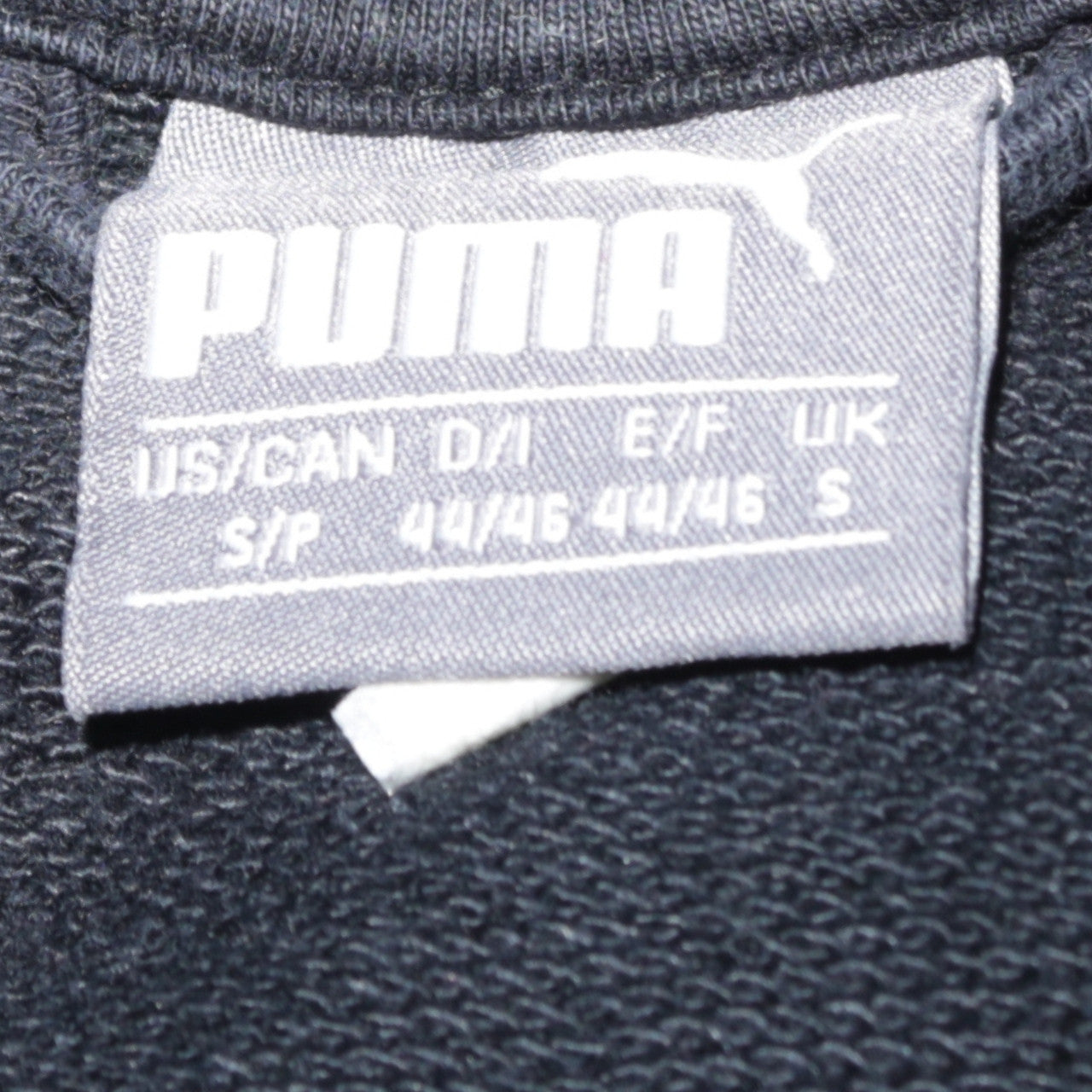 Mens UK Size S PUMA Black Full Zip Hoodie
