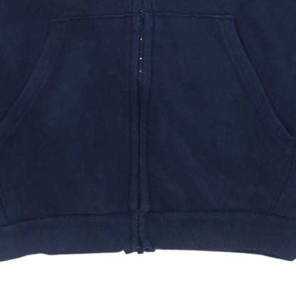 Puma Boys Blue Full Zip Hoodie 13-14 Years Fleece Logo Sweatshirt