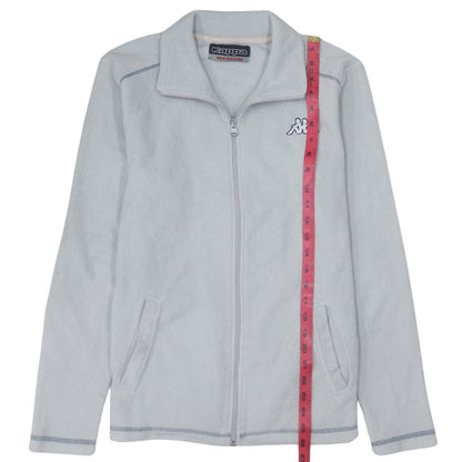 Kappa Women Grey Fleece Full Zip Jacket Size M
