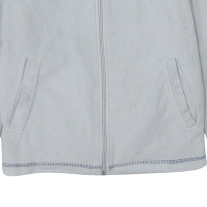 Kappa Women Grey Fleece Full Zip Jacket Size M