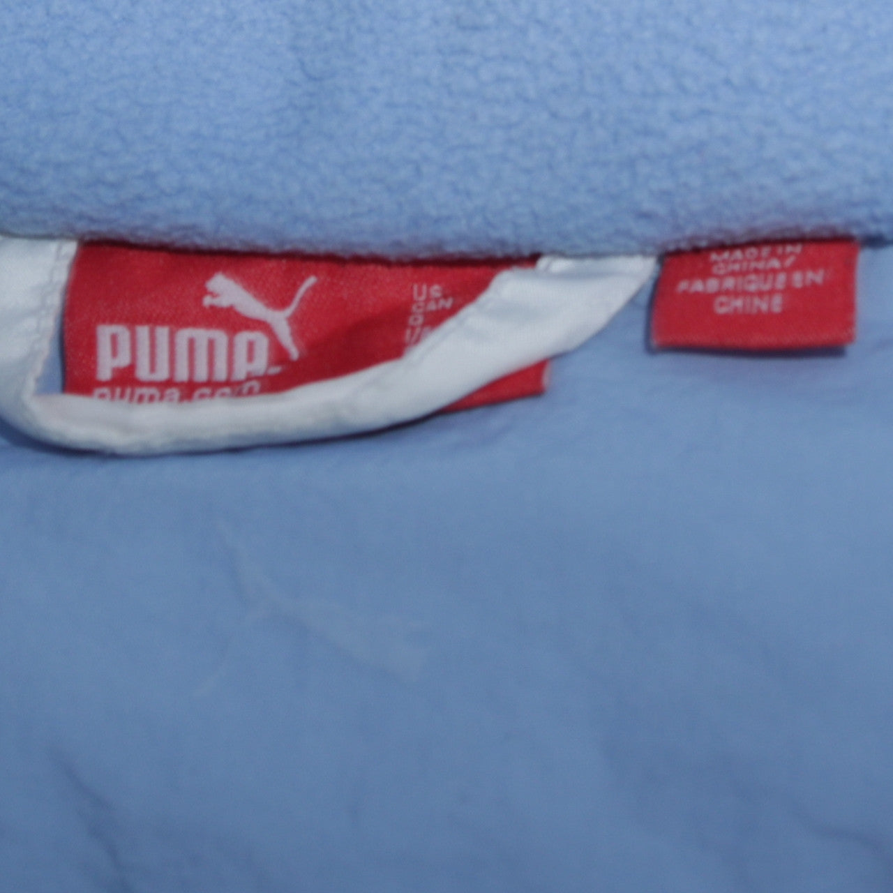 Womens UK Size M PUMA White Puffer Jacket