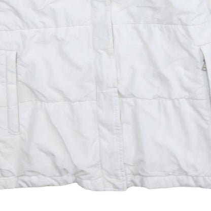Womens UK Size M PUMA White Puffer Jacket