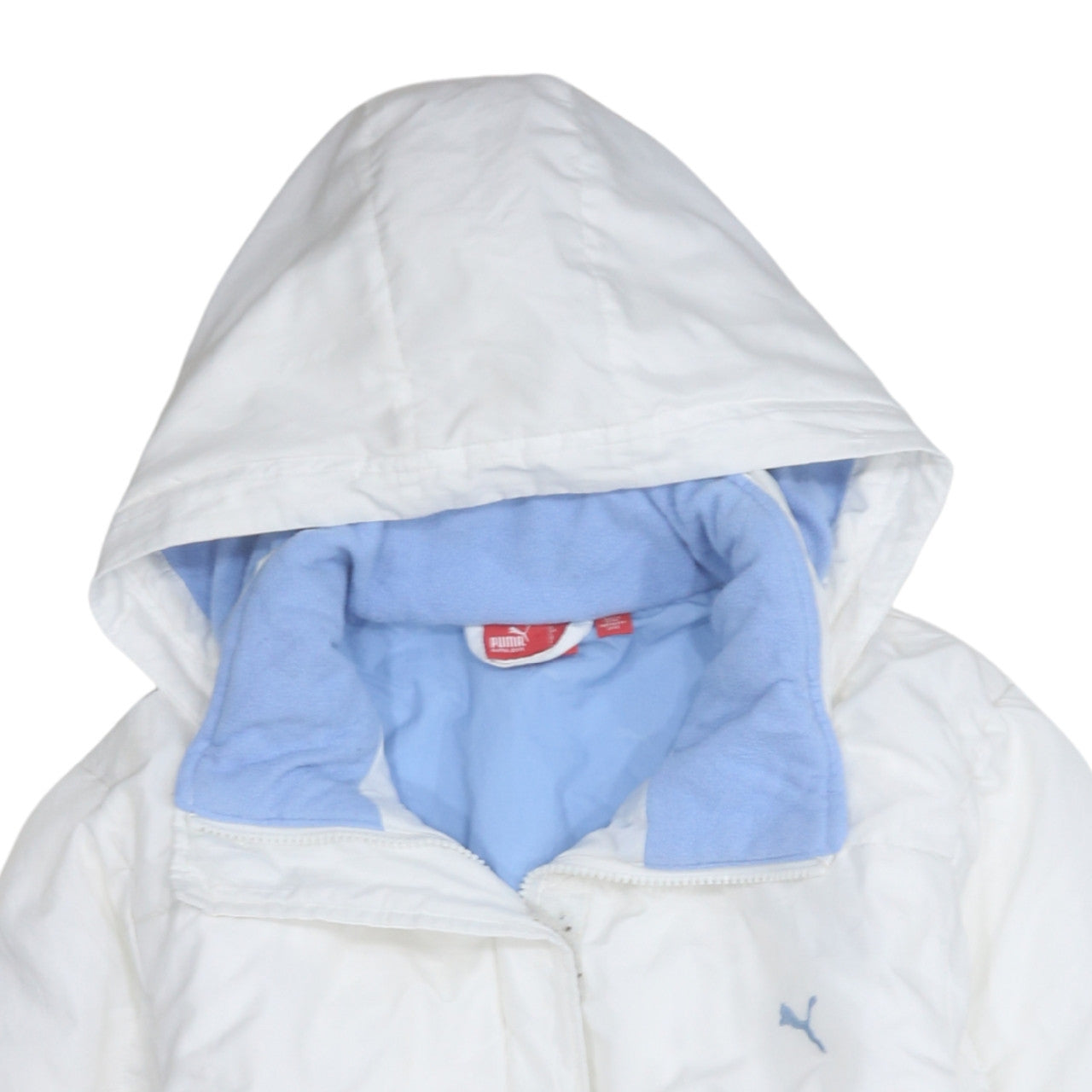 Womens UK Size M PUMA White Puffer Jacket