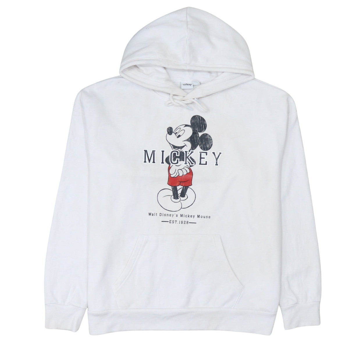 Womens UK Size M Primark White Pullover Hoodie