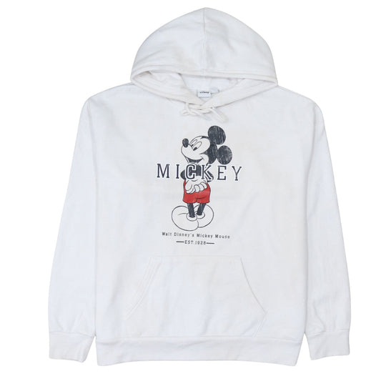 Womens UK Size M Primark White Pullover Hoodie