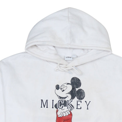 Womens UK Size M Primark White Pullover Hoodie