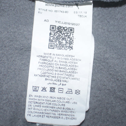 Mens UK Size S PUMA Grey Pullover Hoodie