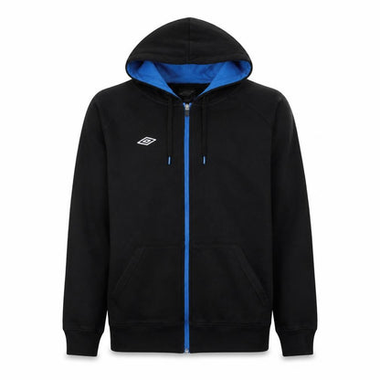 Mens UK Size L Umbro Black Full Zip Hoodie