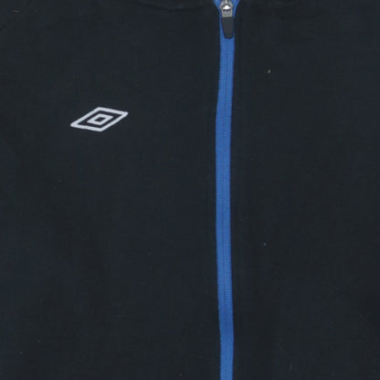 Mens UK Size L Umbro Black Full Zip Hoodie
