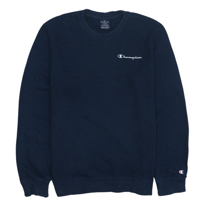 Mens UK Size L Champion Blue Pullover Sweatshirt