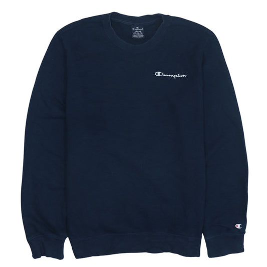 Mens UK Size L Champion Blue Pullover Sweatshirt