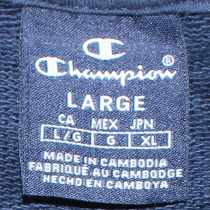 Mens UK Size L Champion Blue Pullover Sweatshirt