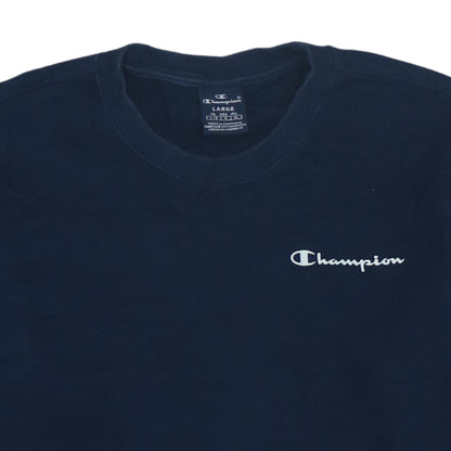 Mens UK Size L Champion Blue Pullover Sweatshirt