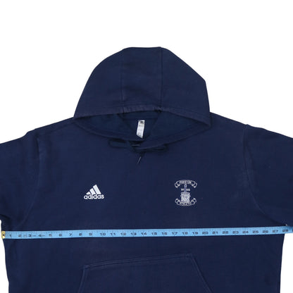 Mens UK Size 2XL adidas Blue Pullover Hoodie