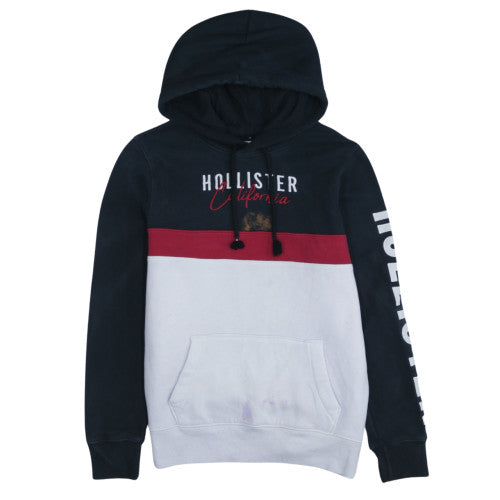 Mens UK Size XS Hollister Multicoloured Pullover Hoodie