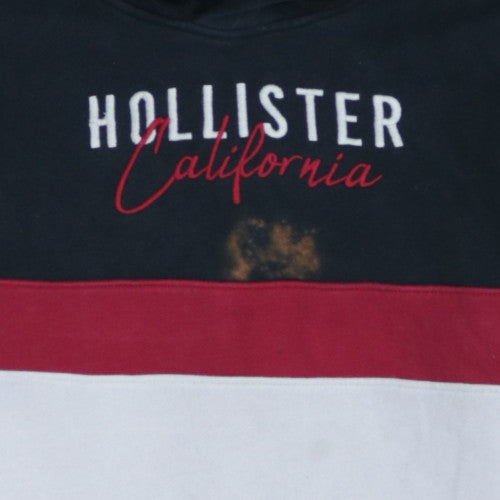 Mens UK Size XS Hollister Multicoloured Pullover Hoodie
