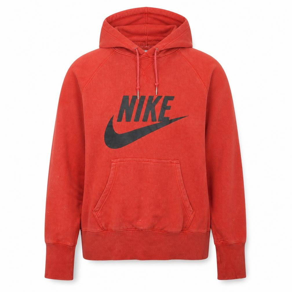 Womens UK Size M Nike Red Pullover Hoodie