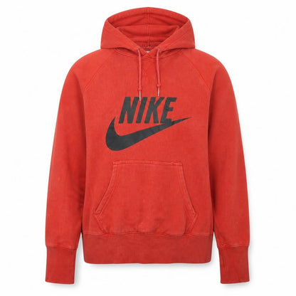 Womens UK Size M Nike Red Pullover Hoodie
