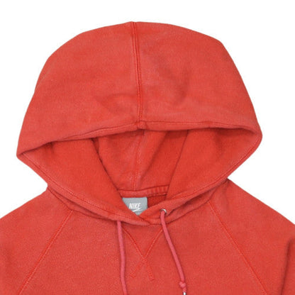 Womens UK Size M Nike Red Pullover Hoodie