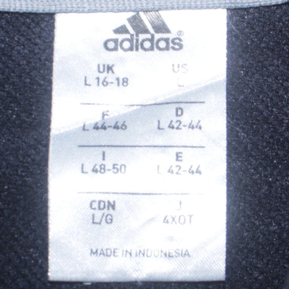 Womens UK Size L adidas Black Full Zip Hoodie