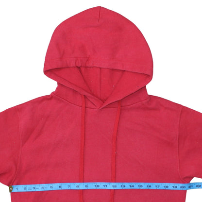 Mens UK Size S Russell Red Pullover Hoodie