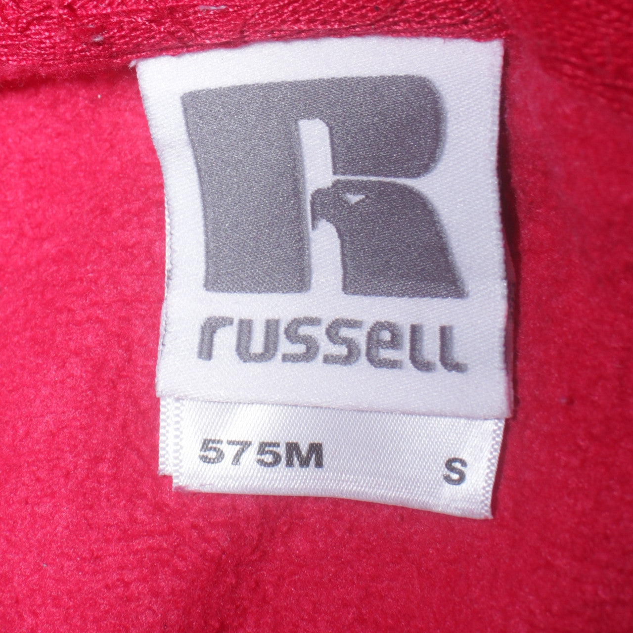 Mens UK Size S Russell Red Pullover Hoodie
