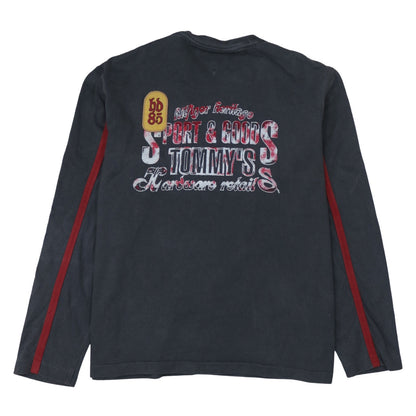 Mens UK Size XL Tommy Hilfiger Black Pullover Sweatshirt