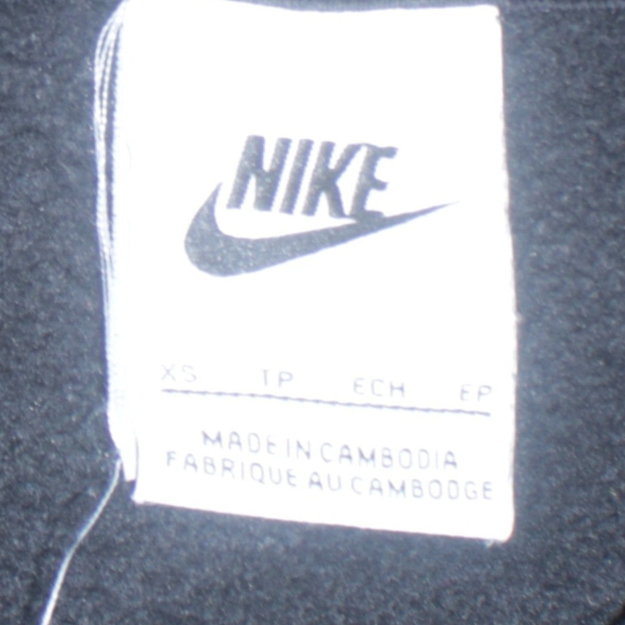 Womens UK Size XS Nike Black Pullover Hoodie