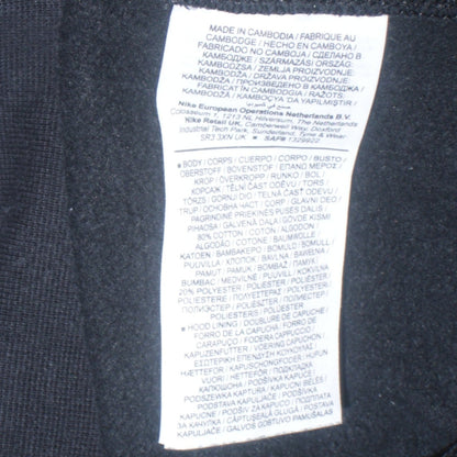 Womens UK Size XS Nike Black Pullover Hoodie