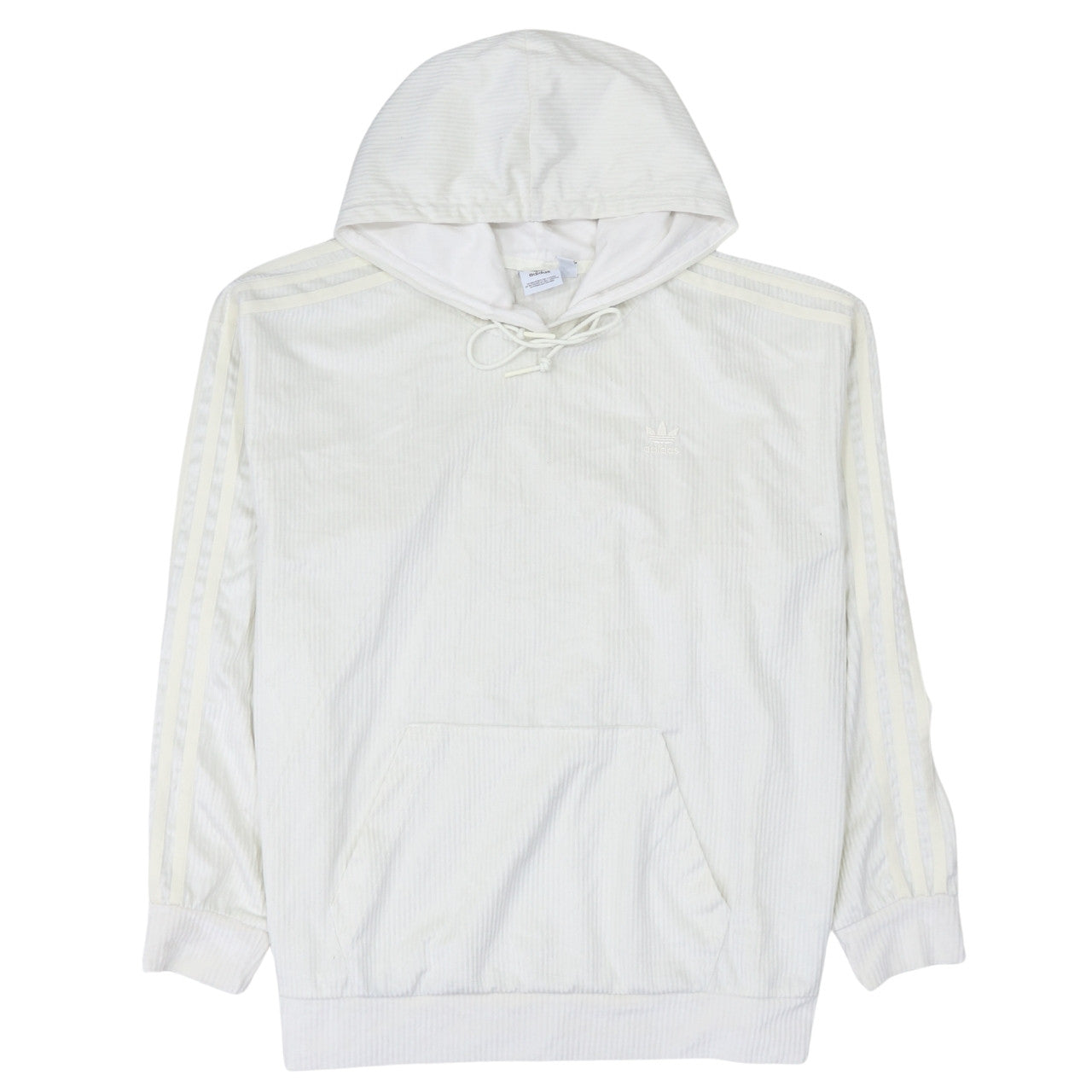 Womens UK Size 12 adidas Ivory Pullover Hoodie