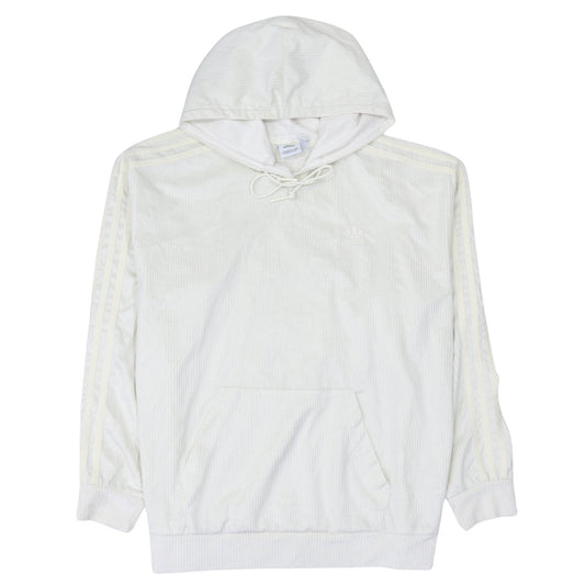 Womens UK Size 12 adidas Ivory Pullover Hoodie