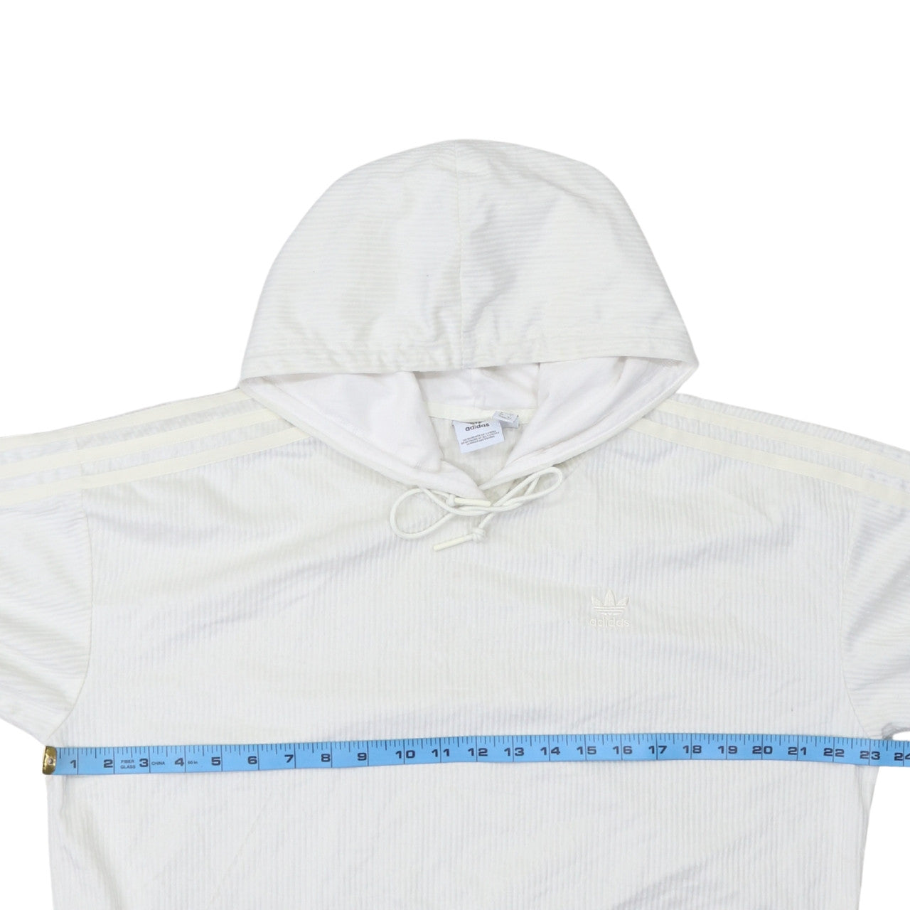 Womens UK Size 12 adidas Ivory Pullover Hoodie