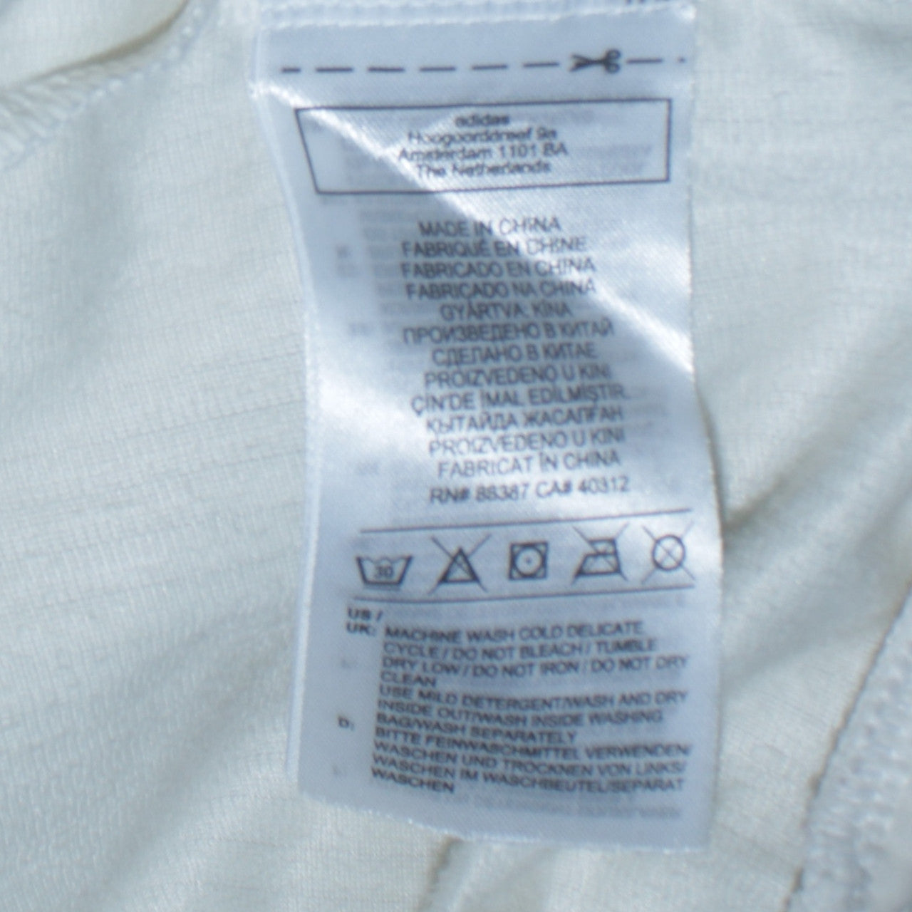 Womens UK Size 12 adidas Ivory Pullover Hoodie