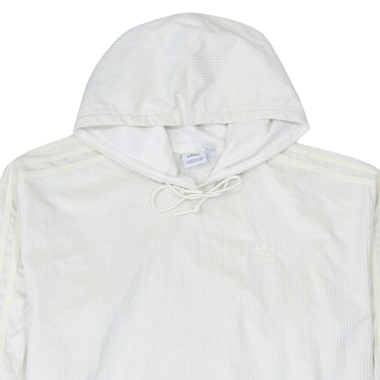 Womens UK Size 12 adidas Ivory Pullover Hoodie