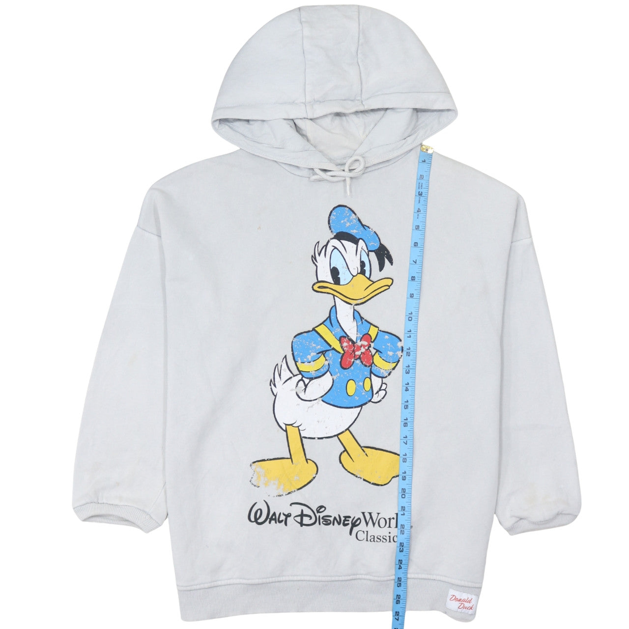 Womens UK Size S Disney Grey Pullover Hoodie
